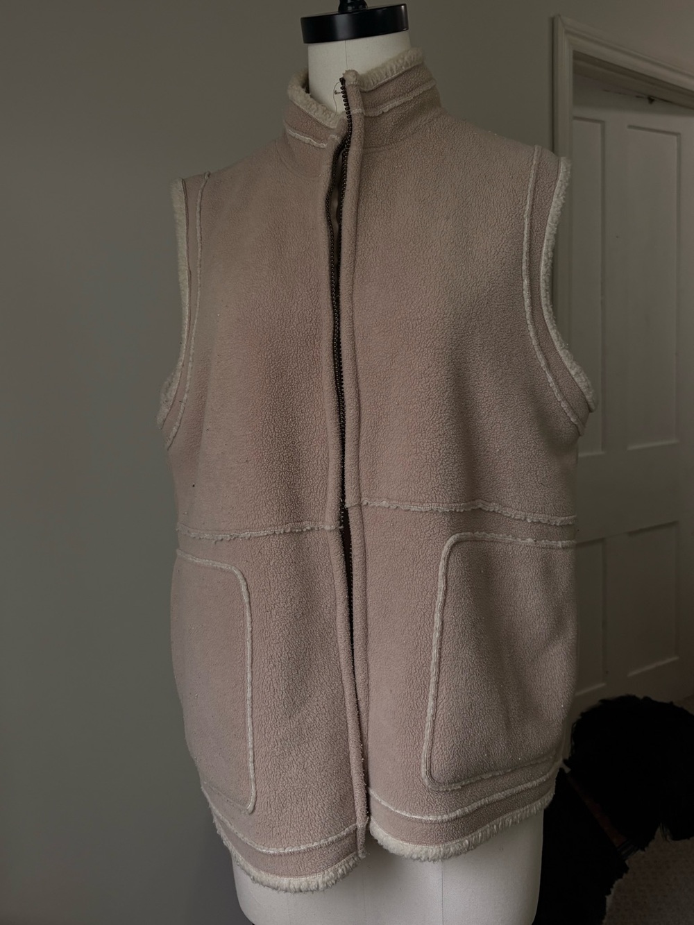 Vintage Orly Sherpa Fleece Vest